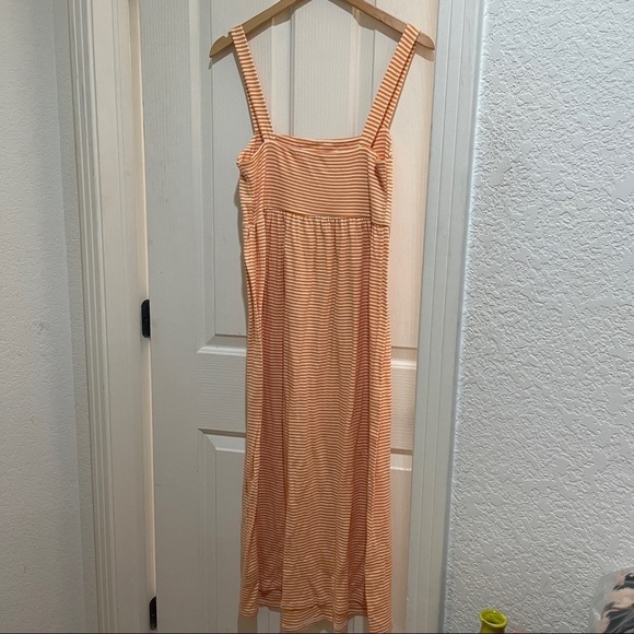 ANTHROPOLOGIE Yardley Striped Summer Dress Pure + Good Size medium like new maxi - Picture 7 of 8